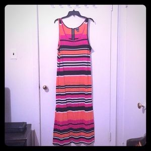 Block Maxi Sundress